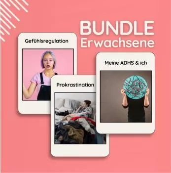 Videokurs-Bundle für Erwachsene mit ADHS: verstehen, einordnen und alltagstaugliche Strategien entwickeln.